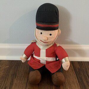 Vintage Prettique Designs Nylon Toy Soldier Plush Christmas Stuffed Toy Holiday
